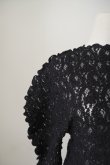 画像4: DECO depuis DECO depuis 1985 LACE UNEUNE TOPS black (4)