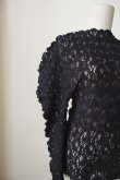 画像5: DECO depuis DECO depuis 1985 LACE UNEUNE TOPS black (5)