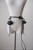 画像1: DECO depuis 1985 FLOWER BELT black (1)