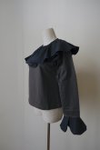 画像2: NON TOKYO OVER COLLAR L/S TOP grary (2)