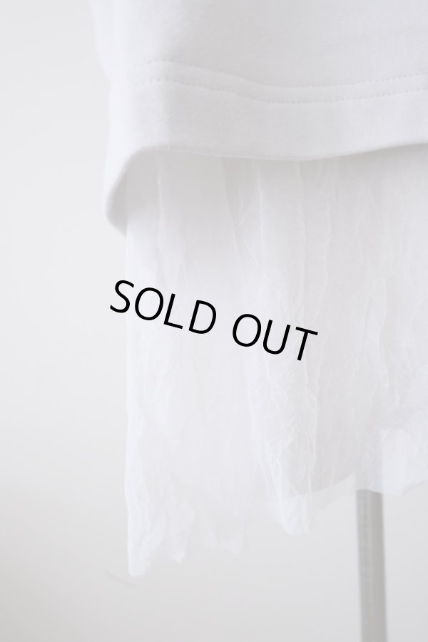 画像5: YuumiAria(ユウミアリア)TULLE T-SHIRT LIGHT GRAY (5)