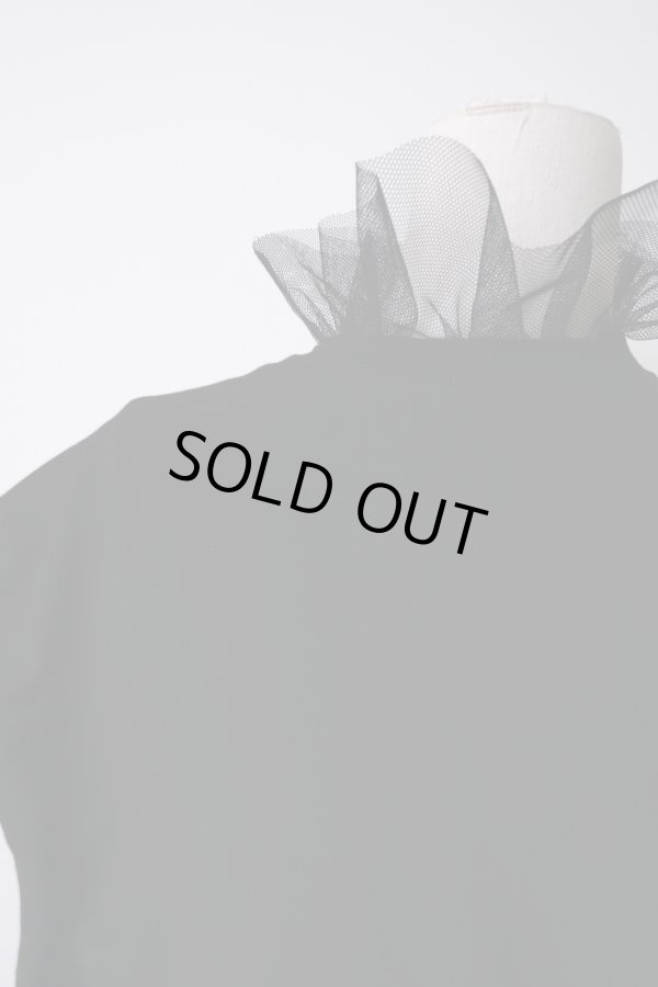 画像4: YuumiAria（ユウミアリア）TULLE T-SHIRT black (4)