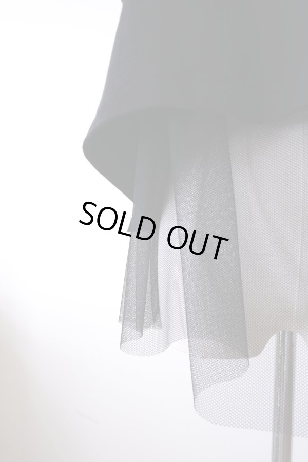 画像6: YuumiAria（ユウミアリア）TULLE T-SHIRT black (6)