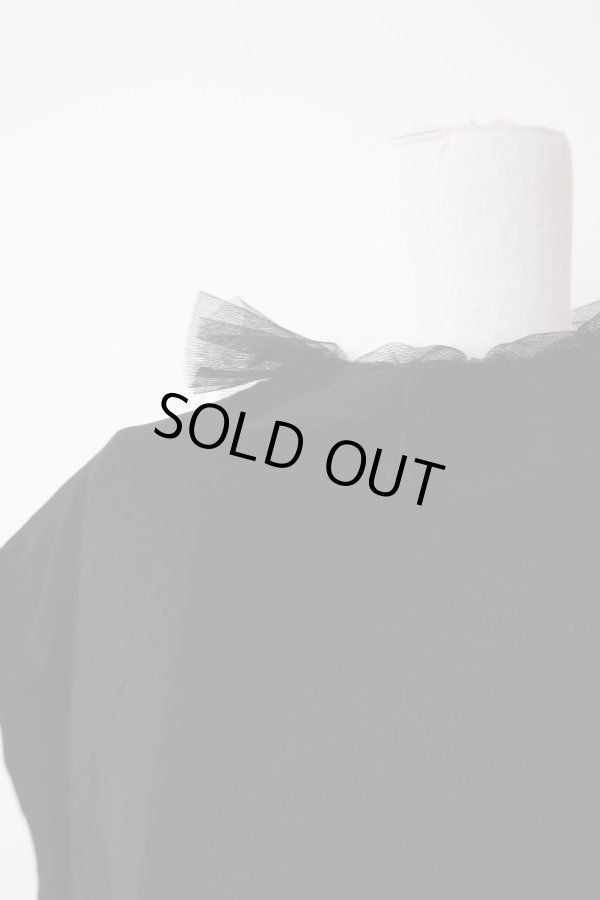 画像7: YuumiAria（ユウミアリア）TULLE T-SHIRT black (7)