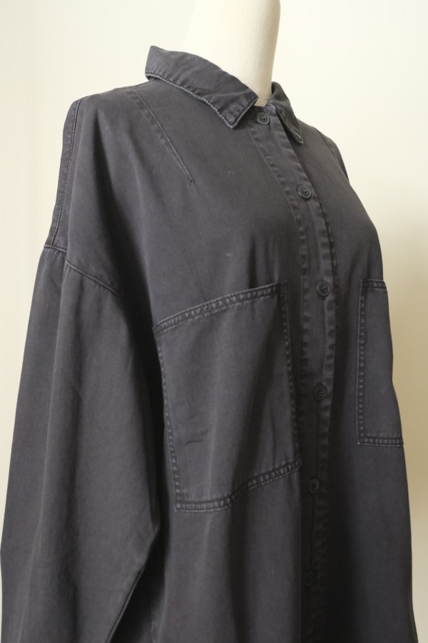 画像4: KLOKE IRIS DENIM SHIRT BLACK FADE (4)
