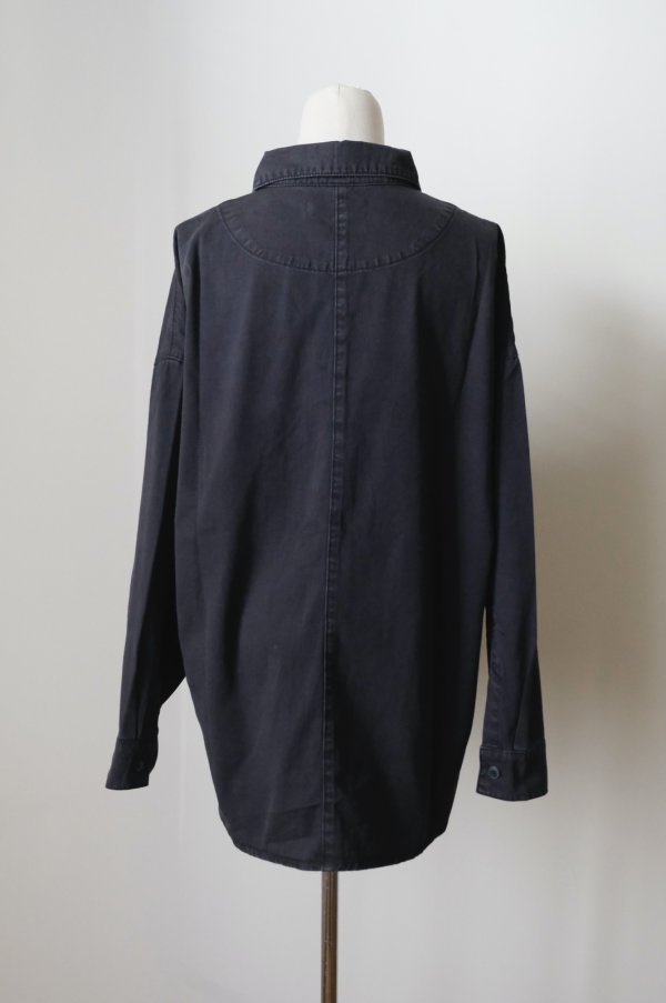 画像3: KLOKE IRIS DENIM SHIRT BLACK FADE (3)