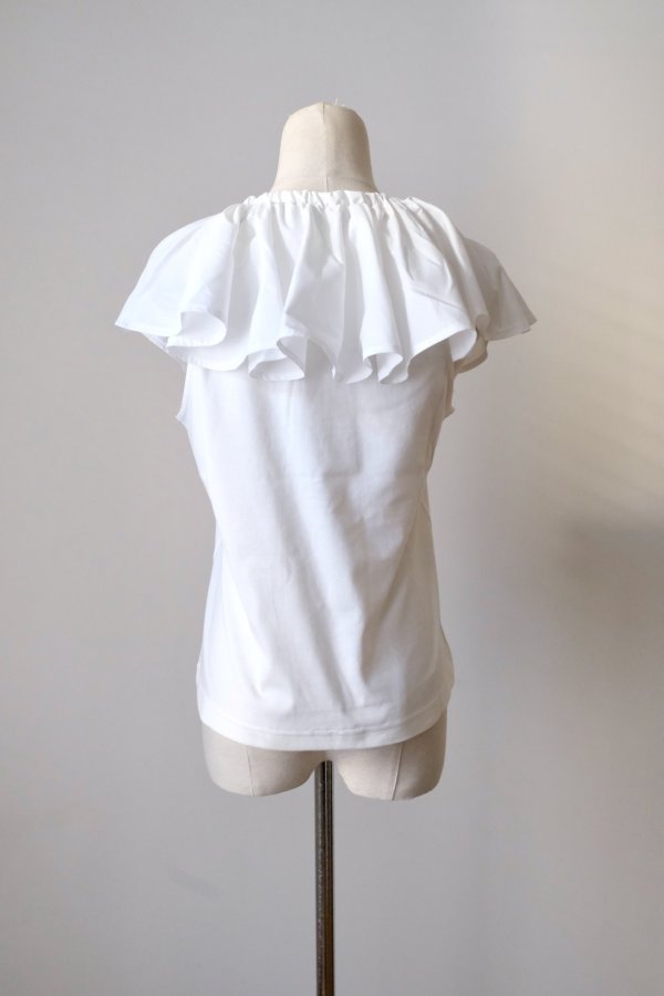 画像3: NON TOKYO OVER COLLAR TANKTOP white (3)