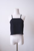 画像2: YuumiAria（ユウミアリア）SHEER CAMISOLE black (2)