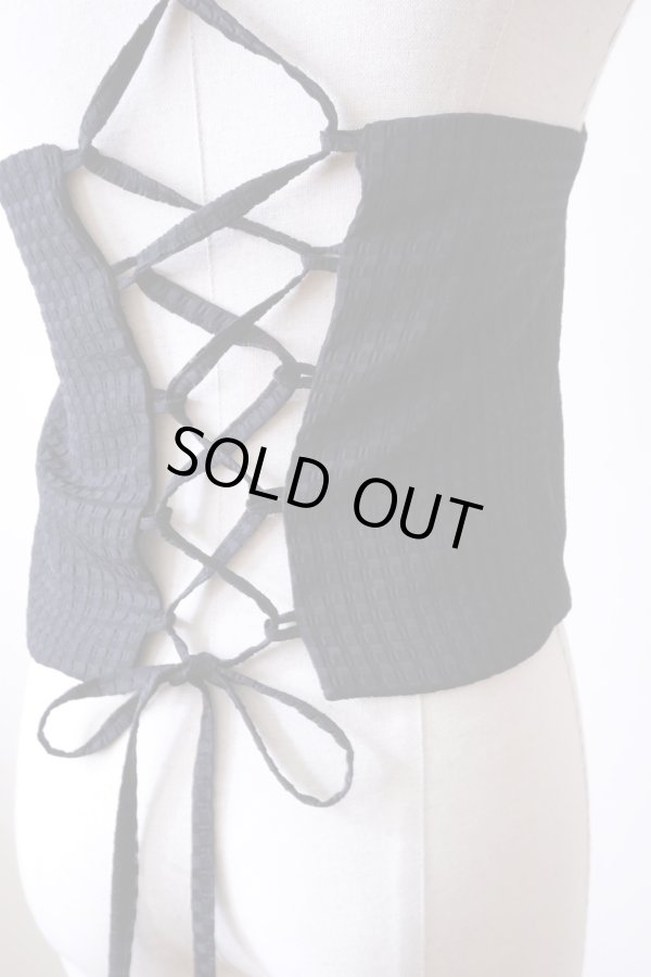 画像3: YuumiAria（ユウミアリア）SHEER CAMISOLE black (3)