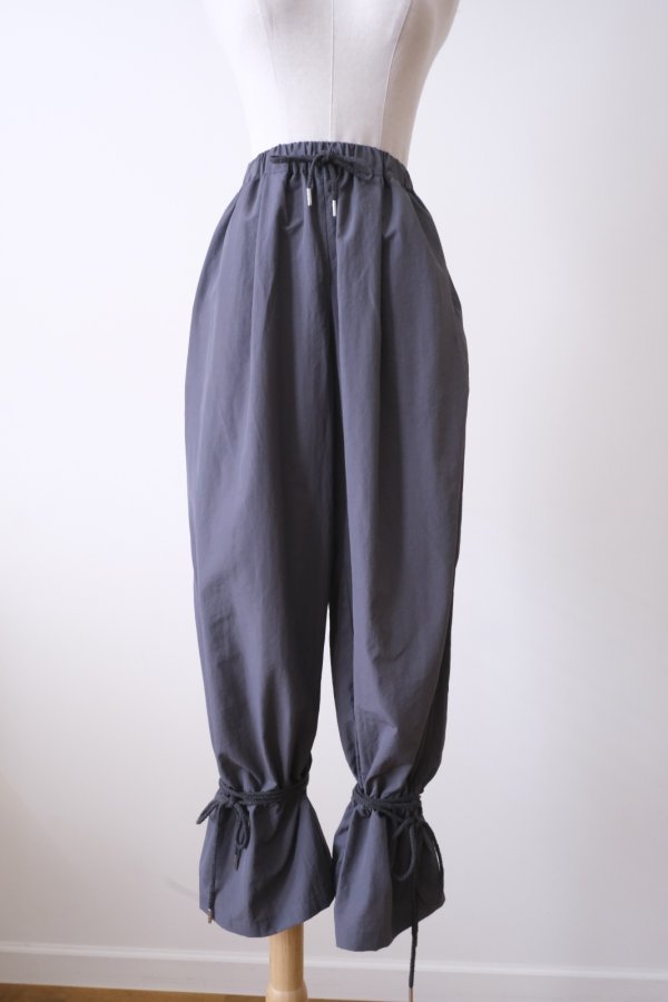 画像1: NON TOKYO RIBBON EASY PANTS  grey (1)