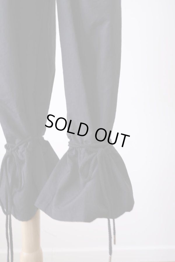 画像3: NON TOKYO RIBBON EASY PANTS  black (3)