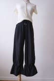 画像5: NON TOKYO RIBBON EASY PANTS  black (5)