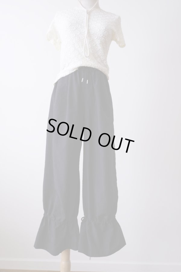 画像5: NON TOKYO RIBBON EASY PANTS  black (5)