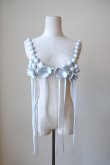 画像1: RIV NOBUHIKO (リブ ノブヒコ）ANSON BEAD BRA LIGHT BLUE (1)