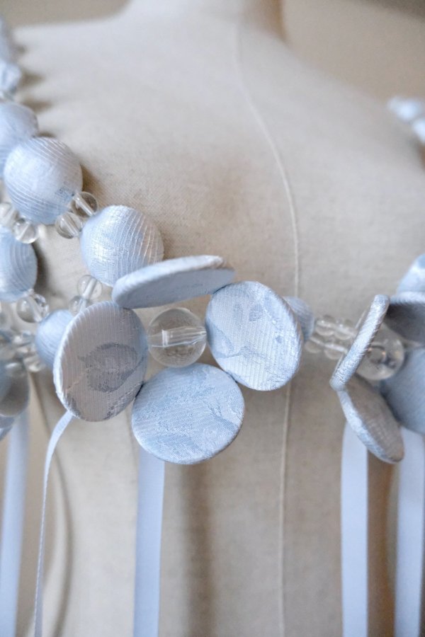 画像3: RIV NOBUHIKO (リブ ノブヒコ）ANSON BEAD BRA LIGHT BLUE (3)