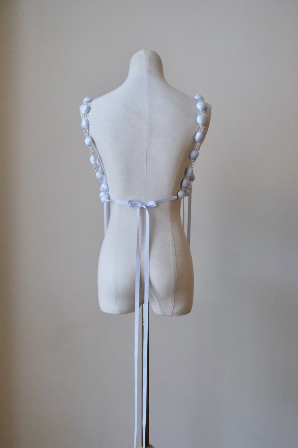 画像6: RIV NOBUHIKO (リブ ノブヒコ）ANSON BEAD BRA LIGHT BLUE (6)