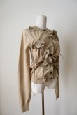 画像2: RIV NOBUHIKO (リブ ノブヒコ）EDIS FLOWER CARDIGAN　beige (2)