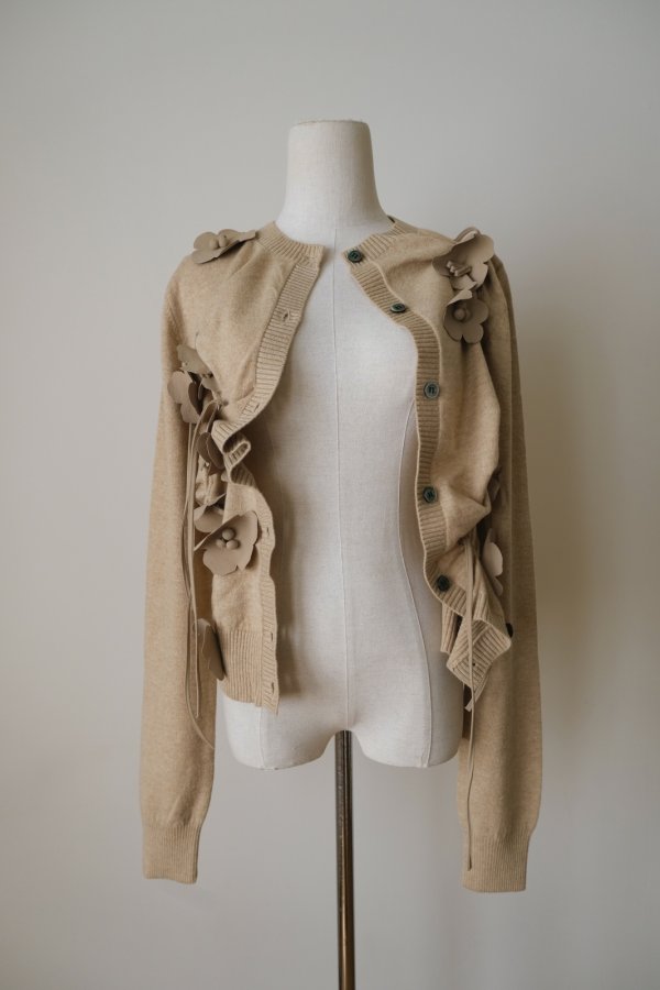 画像7: RIV NOBUHIKO (リブ ノブヒコ）EDIS FLOWER CARDIGAN　beige (7)