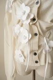 画像7: RIV NOBUHIKO (リブ ノブヒコ）EDIS FLOWER CARDIGAN white (7)