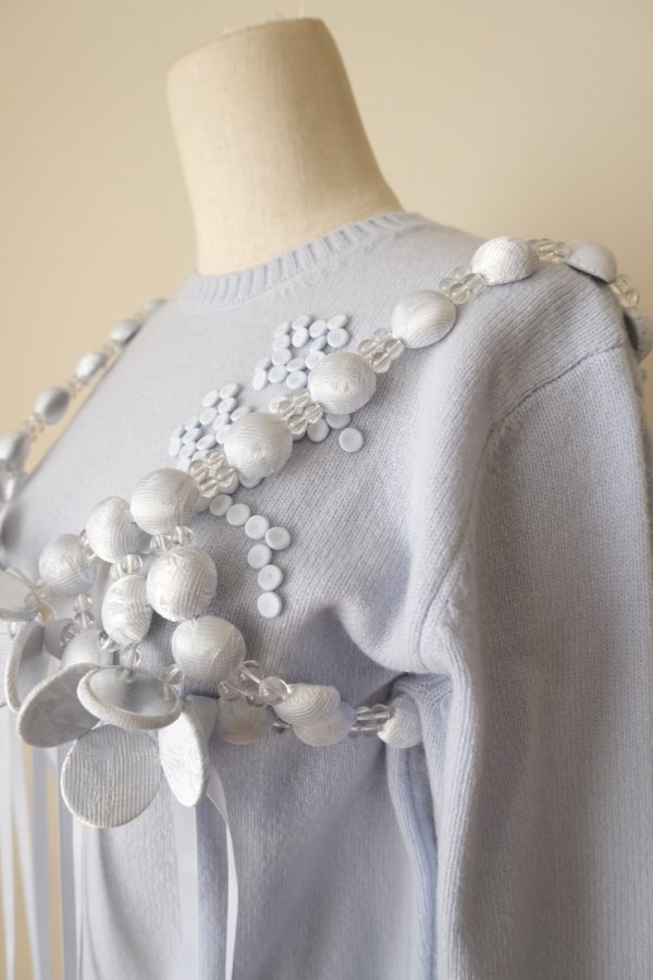 画像6: RIV NOBUHIKO (リブ ノブヒコ）OSPRINGE KNIT JUMPER light blue (6)