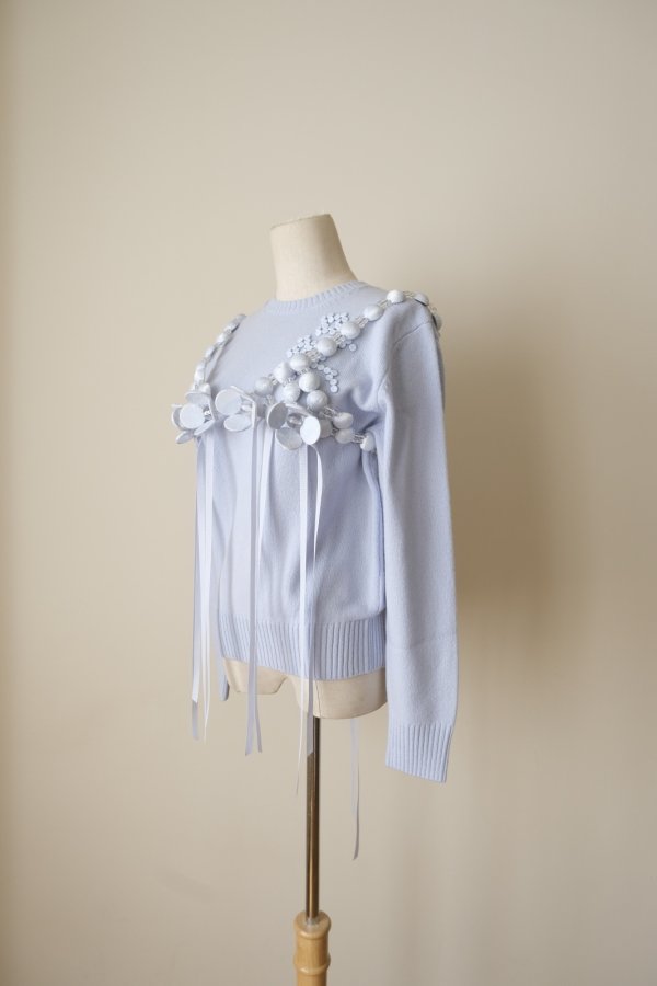 画像4: RIV NOBUHIKO (リブ ノブヒコ）OSPRINGE KNIT JUMPER light blue (4)