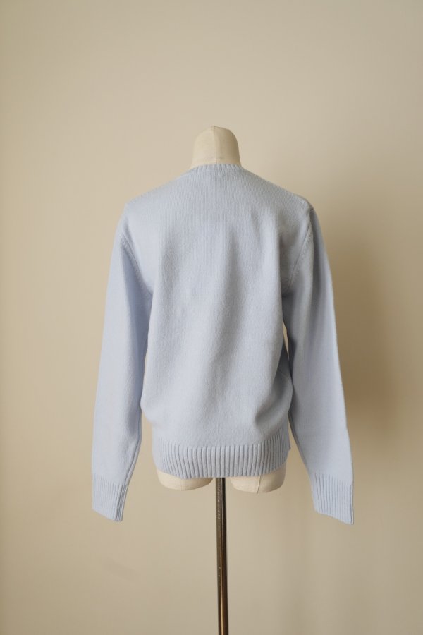 画像2: RIV NOBUHIKO (リブ ノブヒコ）OSPRINGE KNIT JUMPER light blue (2)