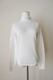 画像1: uca wholegarment knit turtle pullover white (1)