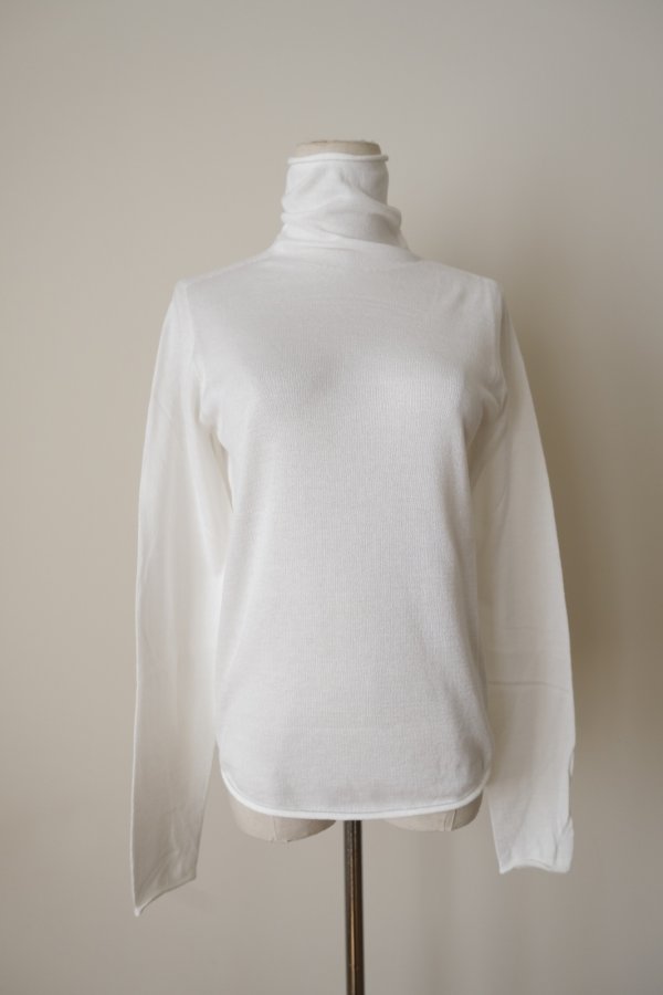 画像2: uca wholegarment knit turtle pullover white (2)