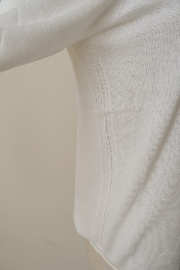 画像3: uca wholegarment knit turtle pullover white (3)