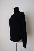 画像2: uca wholegarment knit turtle pullover black (2)