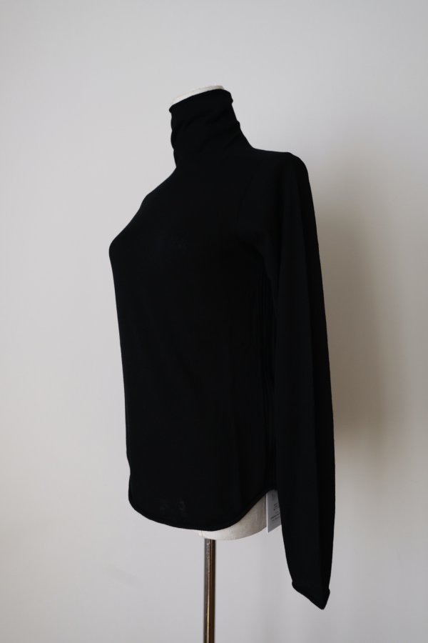 画像2: uca wholegarment knit turtle pullover black (2)