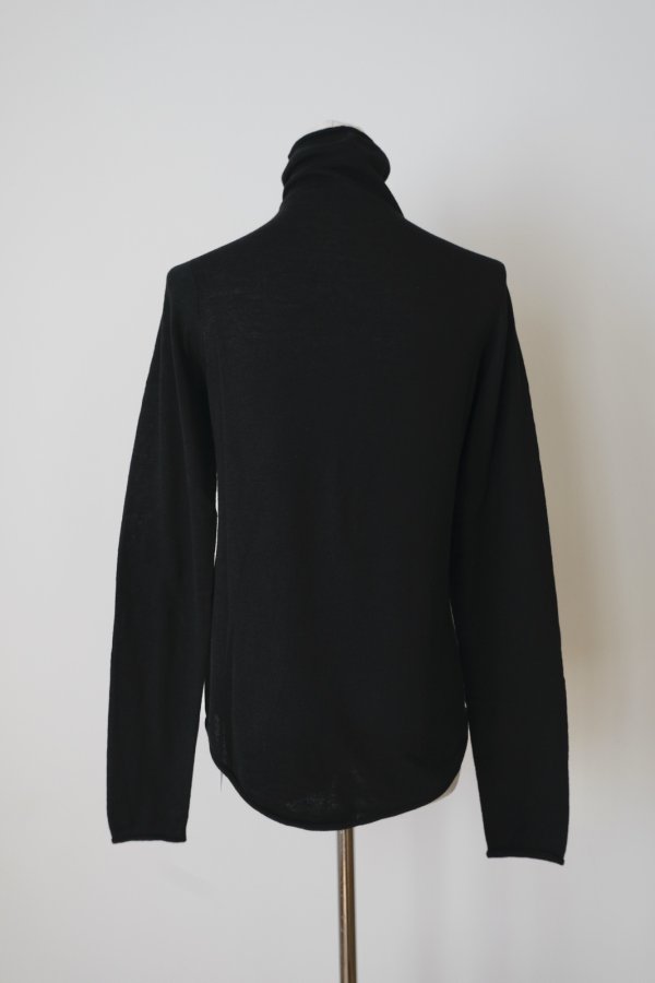 画像5: uca wholegarment knit turtle pullover black (5)