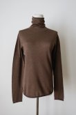 画像1: uca wholegarment knit turtle pullover brown (1)