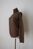 画像2: uca wholegarment knit turtle pullover brown (2)