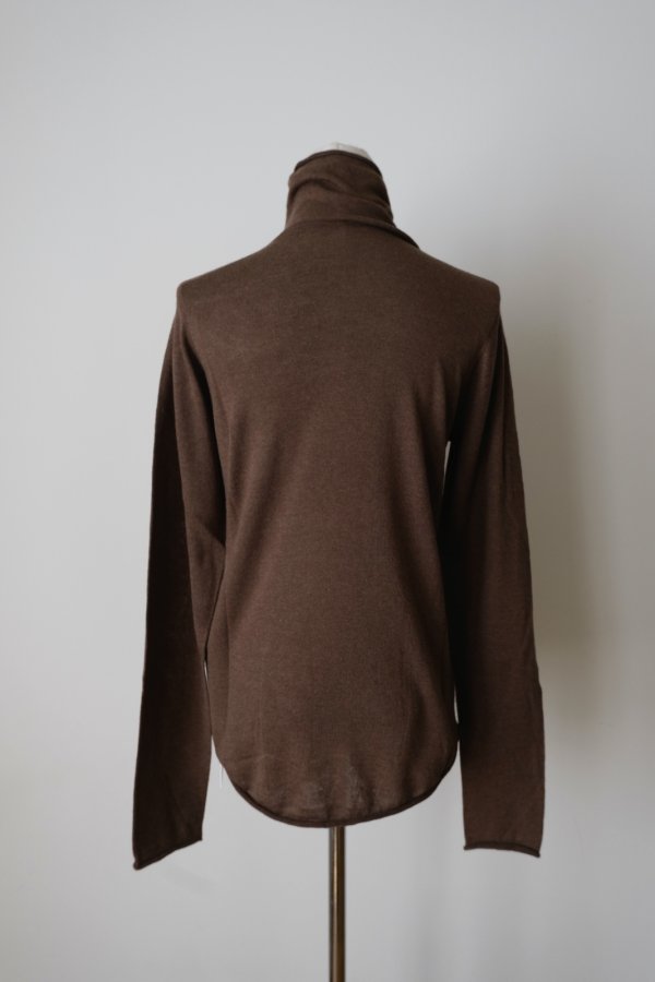画像3: uca wholegarment knit turtle pullover brown (3)