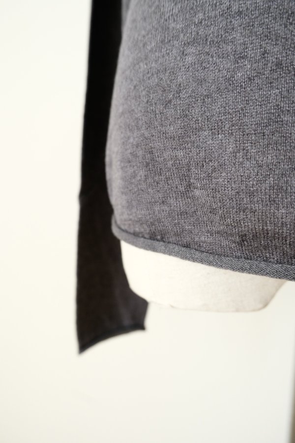 画像6: uca wholegarment knit turtle pullover grey (6)