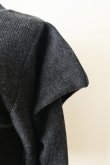 画像4: uca power shoulder rib pullover　charcoal (4)