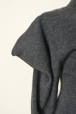 画像5: uca power shoulder rib pullover　charcoal (5)