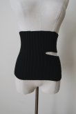画像4: uca wholegarment knit slit bustier (4)