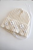 画像1: RIV NOBUHIKO (リブ ノブヒコ）OAKHILL KNIT CAP white (1)