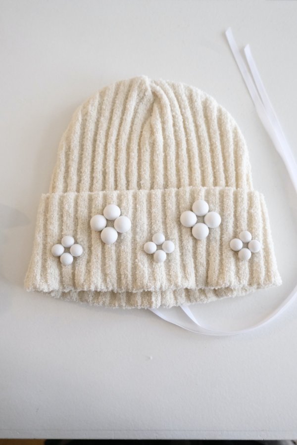 画像2: RIV NOBUHIKO (リブ ノブヒコ）OAKHILL KNIT CAP white (2)