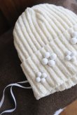 画像3: RIV NOBUHIKO (リブ ノブヒコ）OAKHILL KNIT CAP white (3)