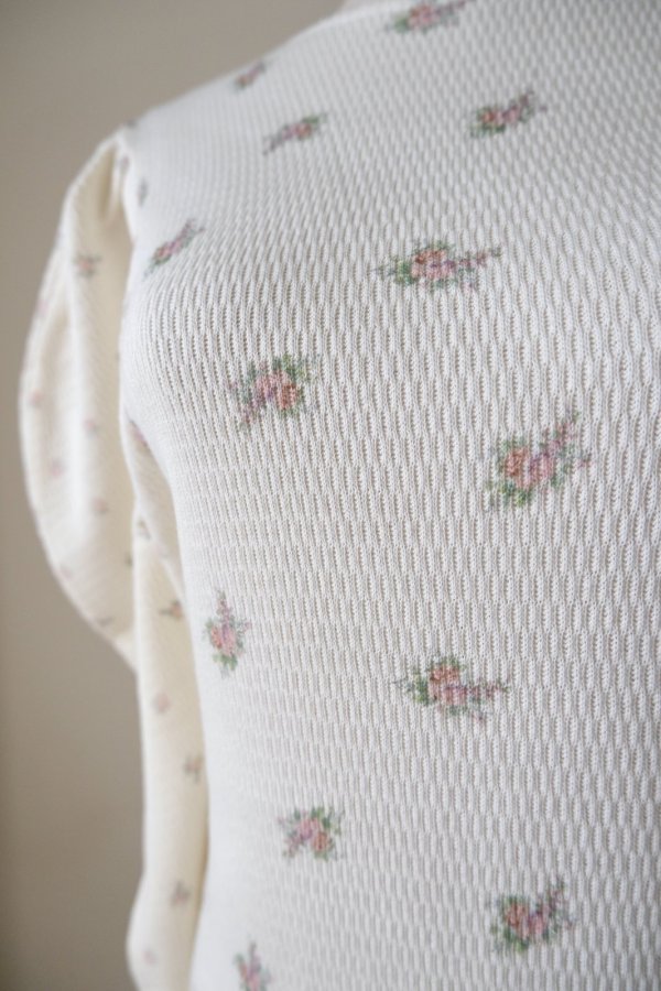 画像4: DECO depuis DECO depuis 1985 PRINT BLOCK TOPS pink (4)