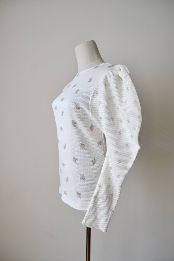 画像2: DECO depuis DECO depuis 1985 PRINT BLOCK TOPS pink (2)