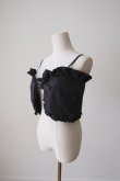 画像2: NON TOKYO FRILL CAMISOLE BUSTIER black (2)
