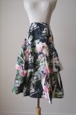 画像1: NON TOKYO DIRECT PRINT RIB GATHER SKIRT ARG ROSE (1)