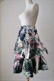 画像2: NON TOKYO DIRECT PRINT RIB GATHER SKIRT ARG ROSE (2)