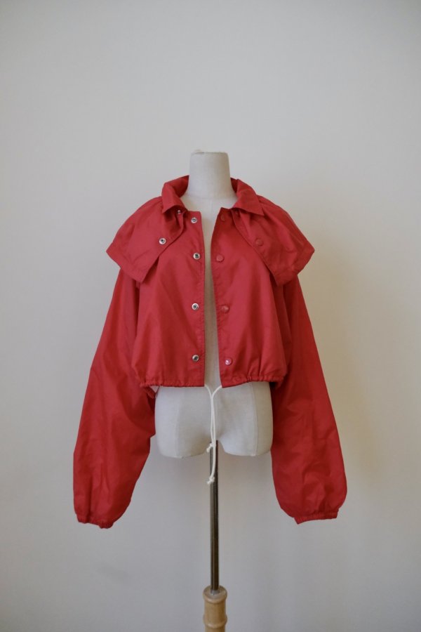画像1: YuumiAria（ユウミアリア）SHORT WIND BLOUSON red (1)