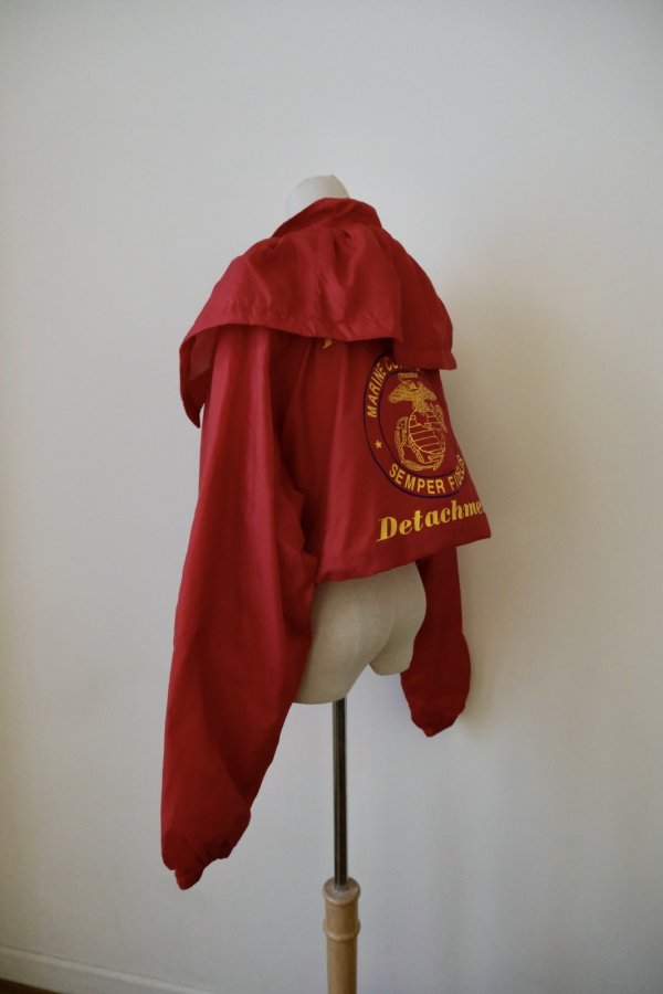 画像3: YuumiAria（ユウミアリア）SHORT WIND BLOUSON red (3)