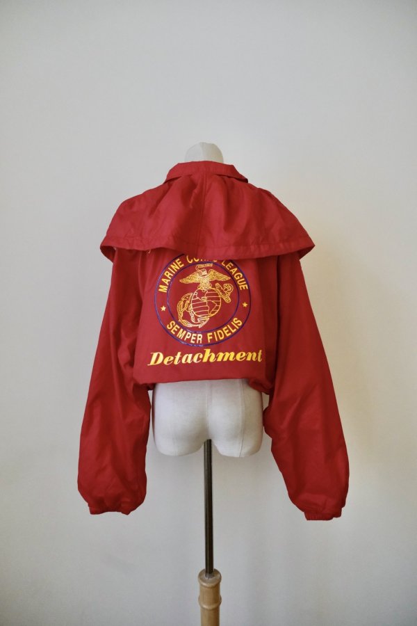 画像4: YuumiAria（ユウミアリア）SHORT WIND BLOUSON red (4)